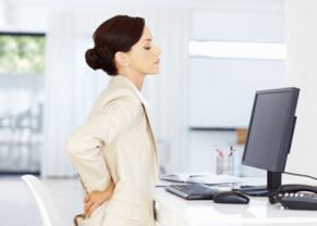 bone degeneration in the low back when sedentary work