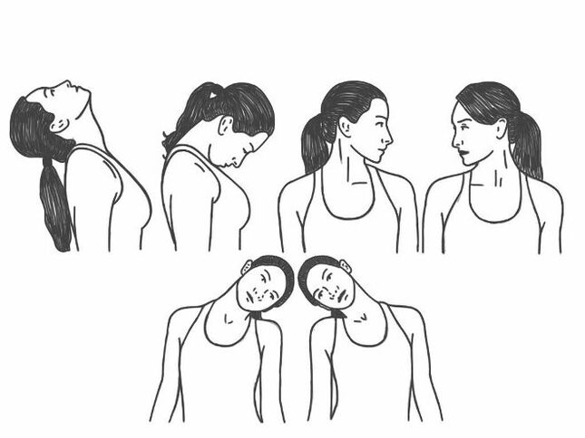 Medical exercises for osteoarthritis of the cervical spine
