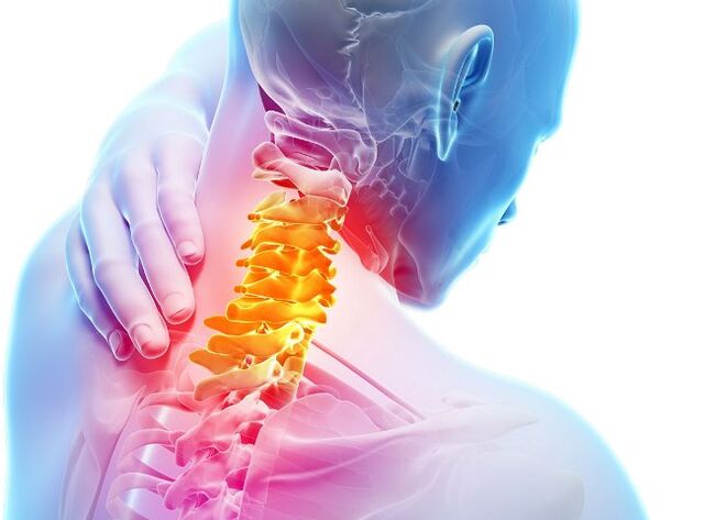 Symptoms and stage of development of cervical bone disease